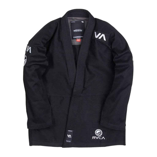 BJJ Gi Shoyoroll Cut RVCA V2 Batch 60 – Premium Black BJJ Kimono Uniform with Bag