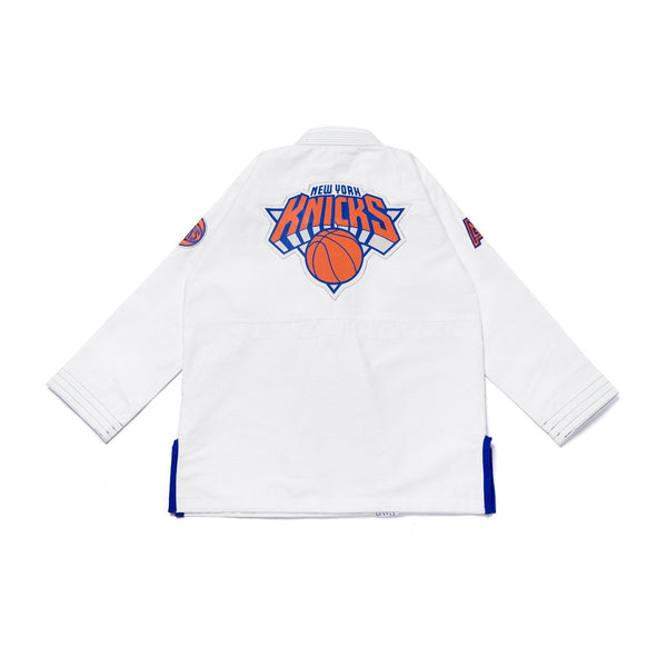 Albino and Preto A&P x NBA Knicks White BJJ Gi - Gi4victory