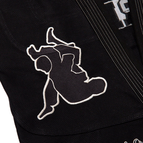 Albino & Preto Batch #102 “University” Black Jiu-Jitsu Gi - Gi4victory