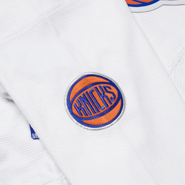 Albino and Preto A&P x NBA Knicks White BJJ Gi - Gi4victory