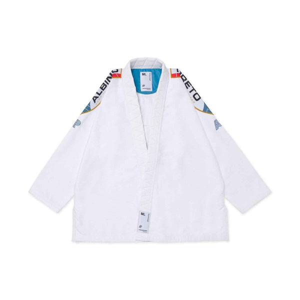 Albino and Preto BRG Comp White Jiu Jitsu Gi