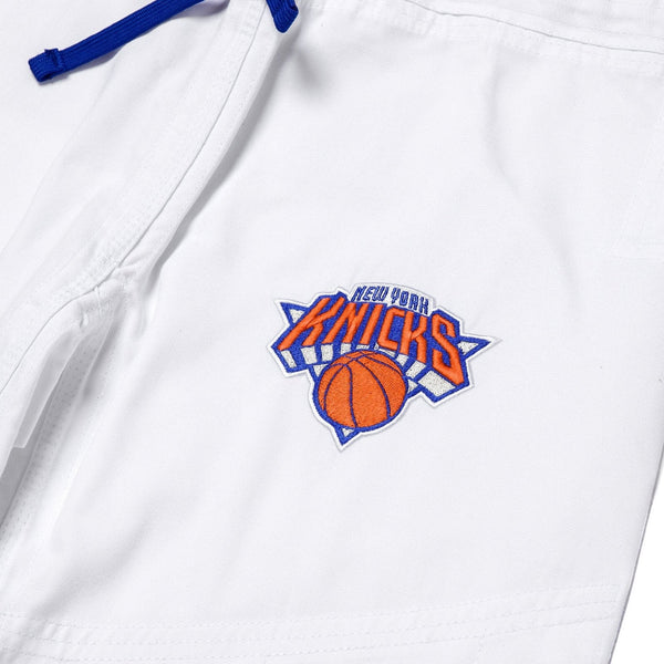Albino and Preto A&P x NBA Knicks White BJJ Gi - Gi4victory