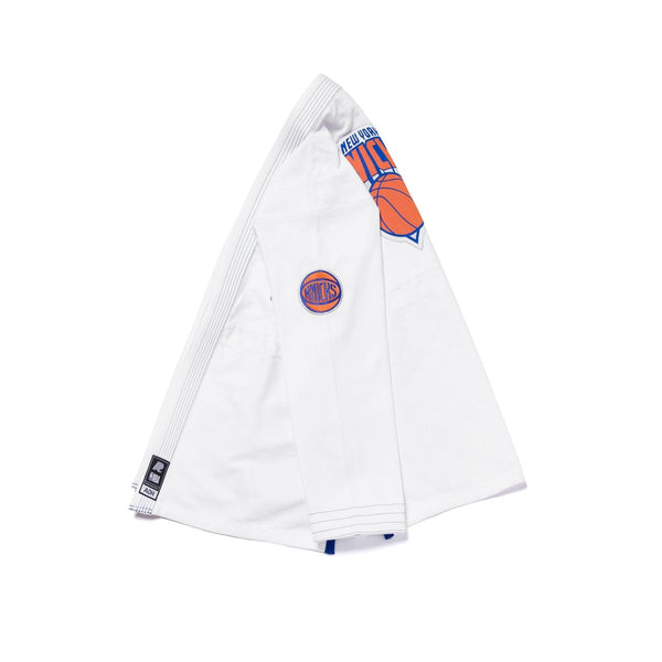 Albino and Preto A&P x NBA Knicks White BJJ Gi - Gi4victory