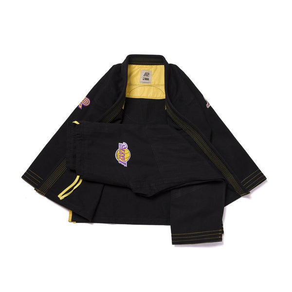 Albino & Preto A&P x NBA Lakers Black BJJ Gi - Gi4victory