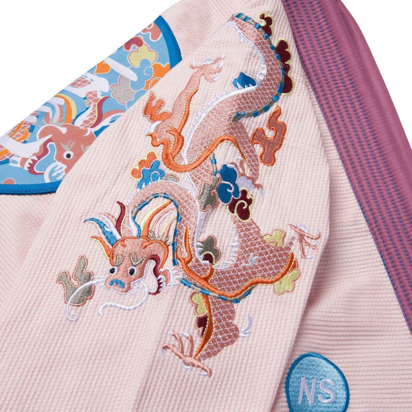 Shoyoroll x Albino & Preto Year of Dragon BJJ Gi Kimono Peach Edition with Bag