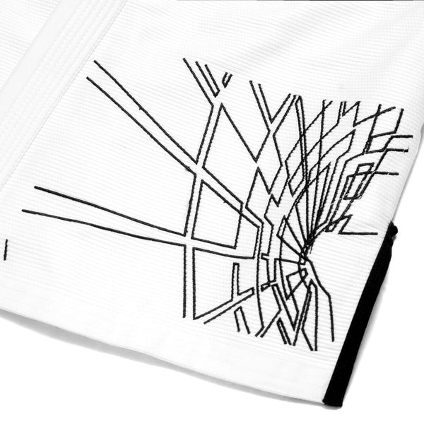 Albino & Preto Batch #82: Building Blocks White BJJ Gi with Bag