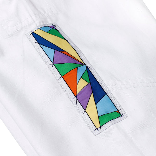 Albino and Preto Batch #108: Stained Glass white