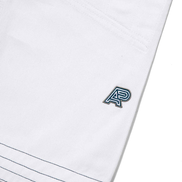 Albino and Preto Batch #106: Tri-Color Herringbone Classic WHITE “With Bags” BJJ Gi