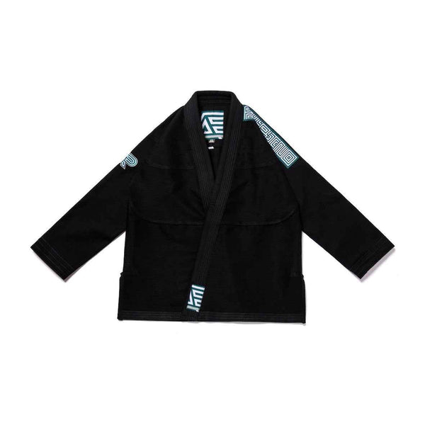 Albino and Preto Batch #106: Tri-Color Herringbone Classic BLACK “With Bags” BJJ Gi