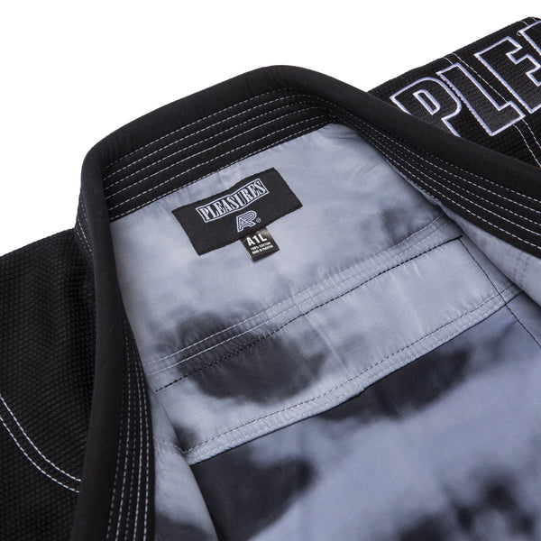 Albino & Preto Batch #80 Pleasures Black BJJ Gi Kimono