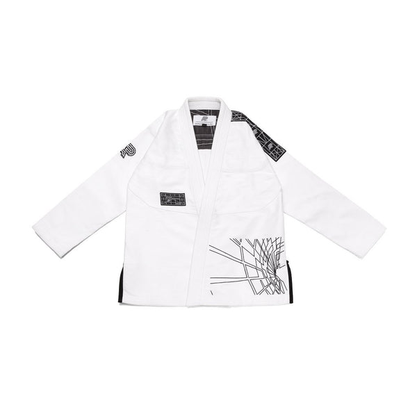 Albino & Preto Batch #82: Building Blocks White BJJ Gi with Bag