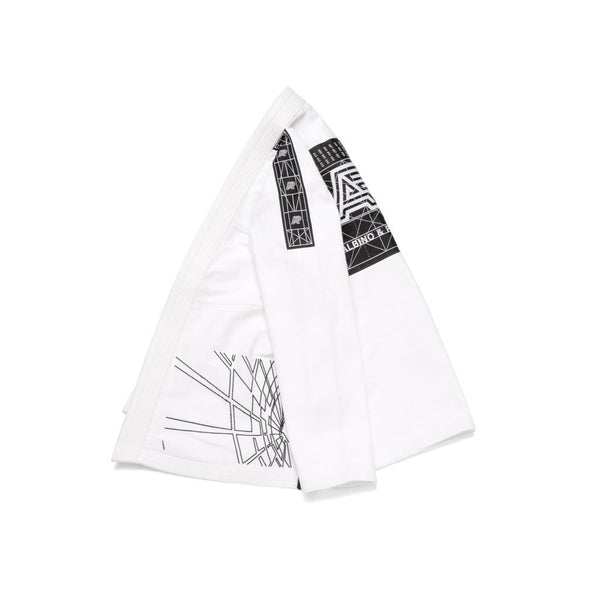 Albino & Preto Batch #82: Building Blocks White BJJ Gi with Bag