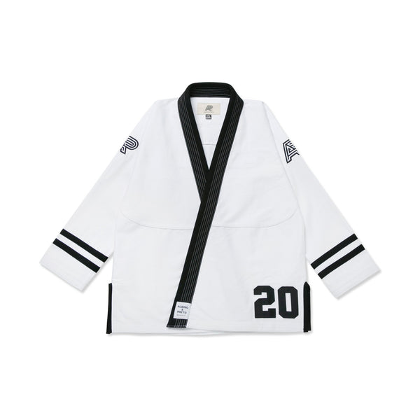 Albino & Preto Team 23 White BJJ Gi with Bag – Premium Kimono