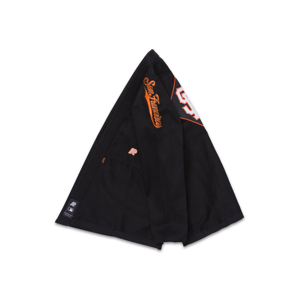 Albino & Preto x GIANTS MLB ’47 BJJ Gi – Official Black Kimono with Bag