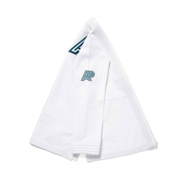 Albino and Preto Batch #106: Tri-Color Herringbone Classic WHITE “With Bags” BJJ Gi