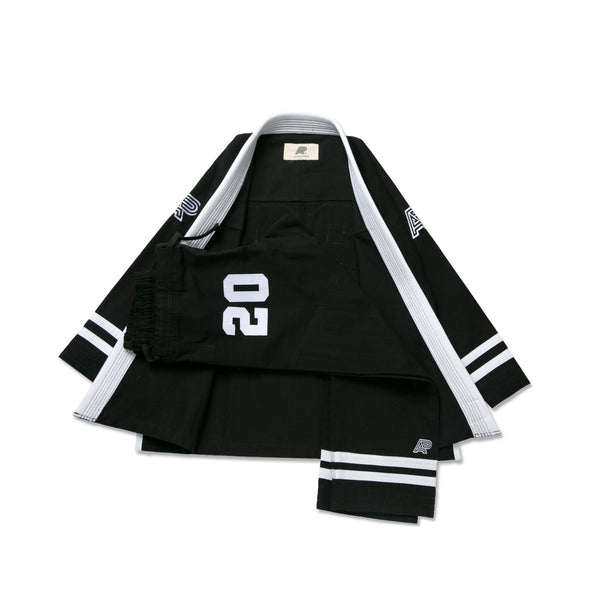 Albino & Preto Team 23 Black BJJ Gi with Bag – Premium Martial Arts Kimono