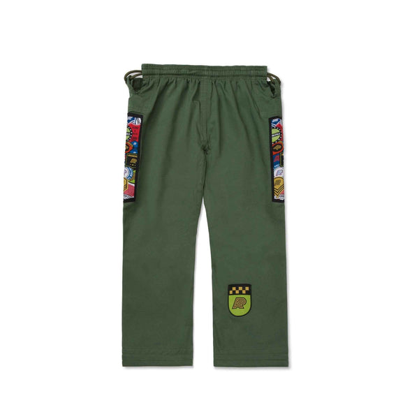 Albino & Preto Fundamental Olive Green “With Bags” BJJ Gi