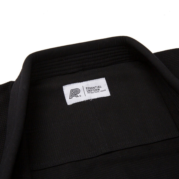 Albino and Preto RW Essential Black BJJ Gi with Bag Premium Lightweight Kimono