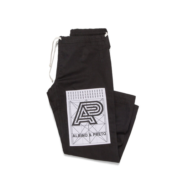 Albino & Preto Batch #82: Building Blocks BJJ Gi – Official Black Kimono with Bag