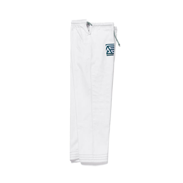 Albino and Preto Batch #106: Tri-Color Herringbone Classic WHITE “With Bags” BJJ Gi