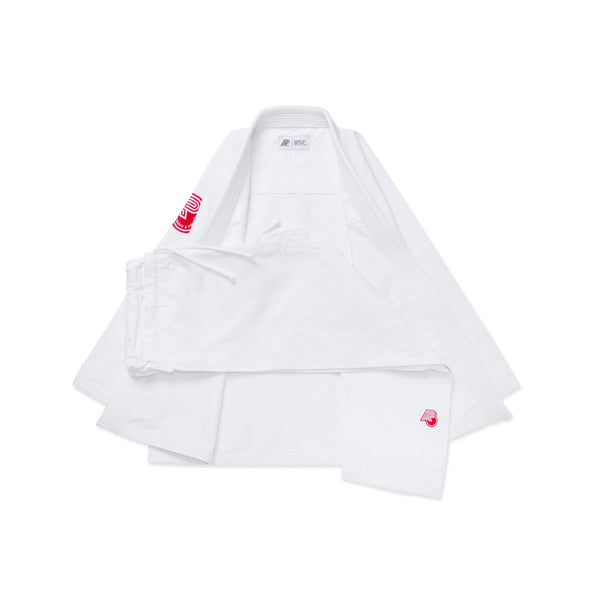 Albino and Preto RW Essential White BJJ Gi with Bag – Premium Lightweight Kimono