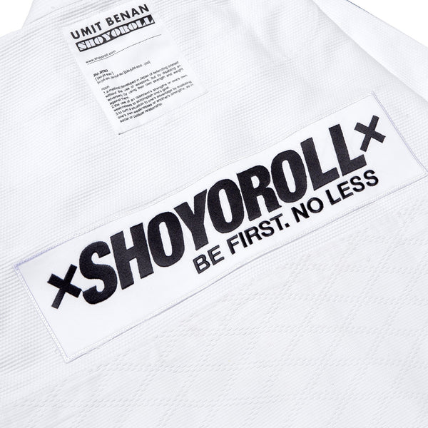 Shoyoroll Batch #107 Umit Benan V1 White Maroon BJJ Gi – Limited Edition Kimono