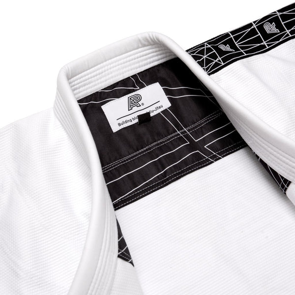 Albino & Preto Batch #82: Building Blocks White BJJ Gi with Bag