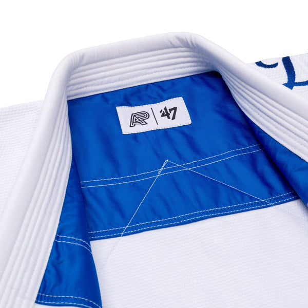 Albino & Preto x Los Angeles Dodgers MLB 47 BJJ Gi – Official White Kimono with Bag