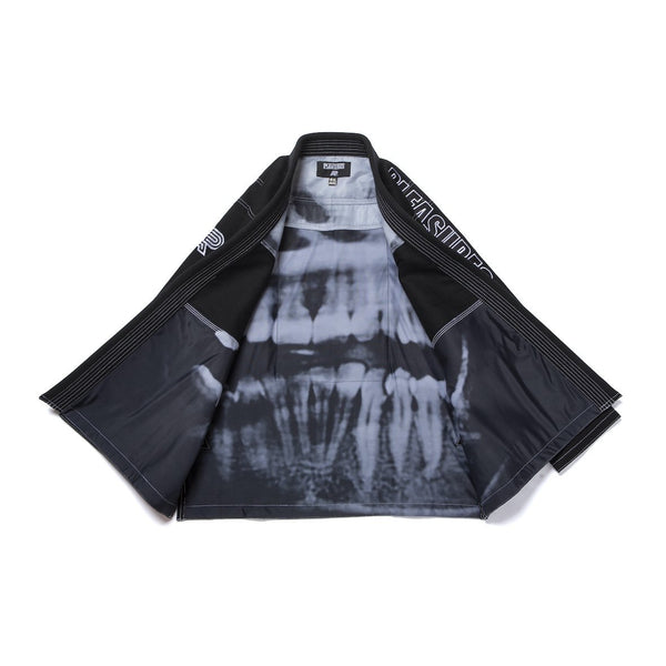 Albino & Preto Batch #80 Pleasures Black BJJ Gi Kimono