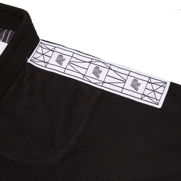 Albino & Preto Batch #82: Building Blocks BJJ Gi – Official Black Kimono with Bag