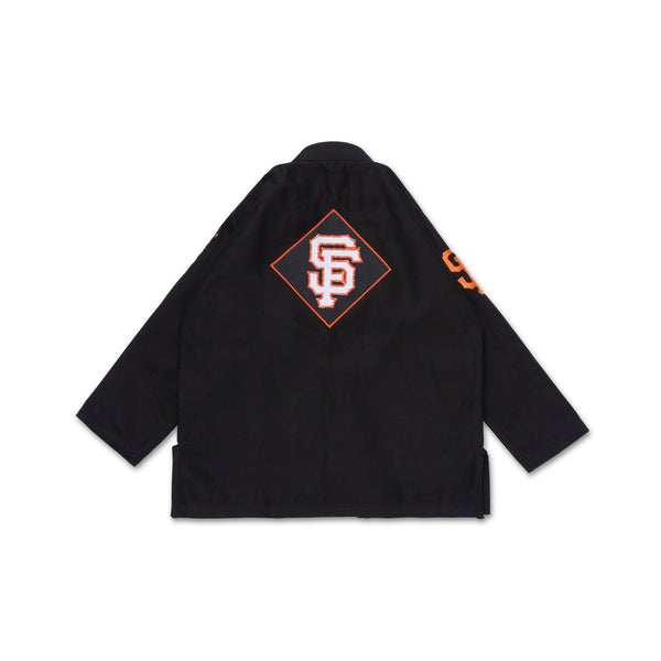 Albino & Preto x GIANTS MLB ’47 BJJ Gi – Official Black Kimono with Bag