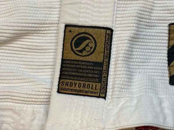 Premium Shoyoroll Batch 103 Metallic Competitor Gold Black BJJ Gi