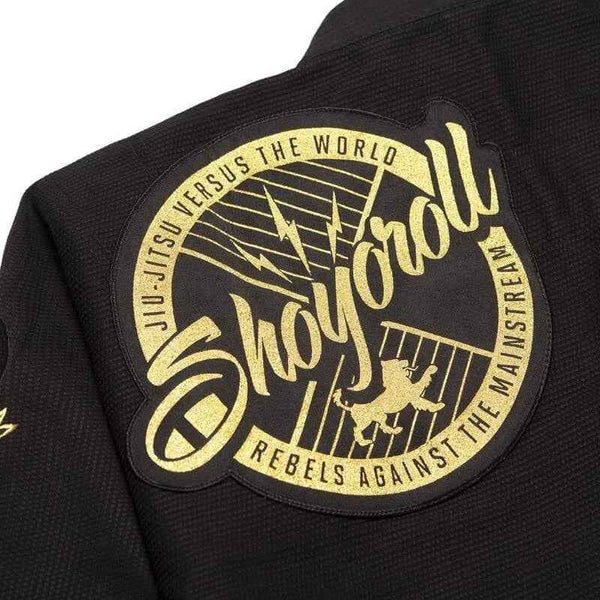 Premium Shoyoroll Batch 103 Metallic Competitor Gold Black BJJ Gi