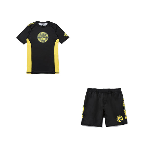 Shoyoroll Moon Rock Competitor Rash Guard and Shorts | Premium BJJ No-Gi Set