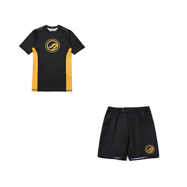 Shoyoroll Griffon Competitor Rash Guard and Shorts | Premium BJJ No-Gi Set