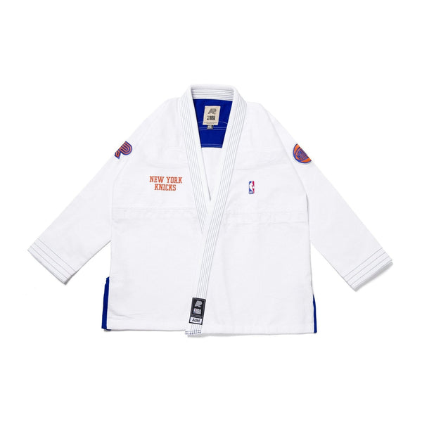 Albino and Preto A&P x NBA Knicks White BJJ Gi - Gi4victory