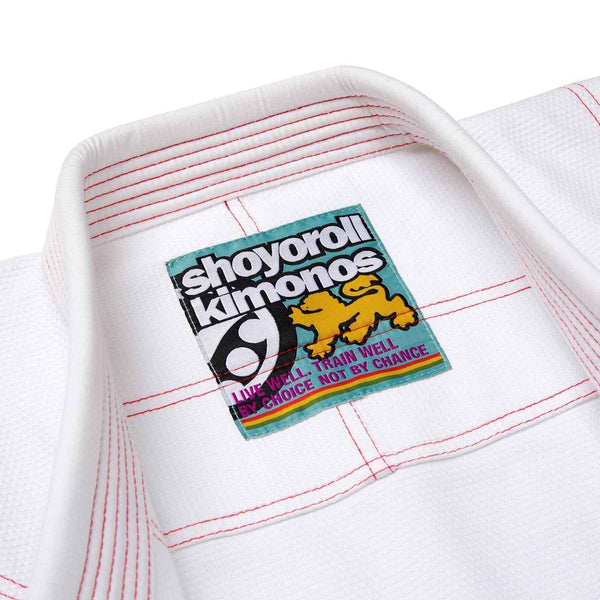 Certified Shoyoroll Batch 145 SuperLite Retro White BJJ Gi