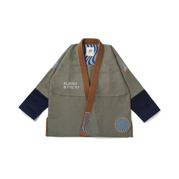 Albino and Preto Tranquility BJJ Gi with Bags