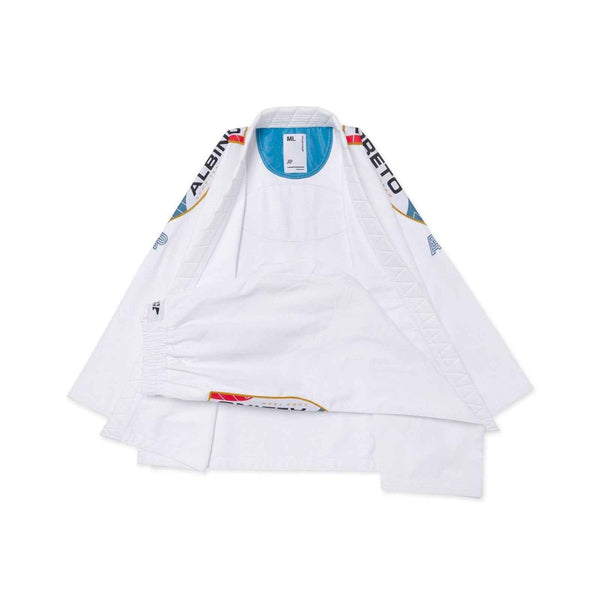 Albino and Preto BRG Comp White Jiu Jitsu Gi