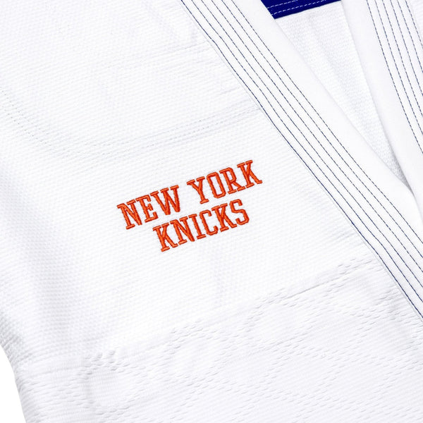 Albino and Preto A&P x NBA Knicks White BJJ Gi - Gi4victory