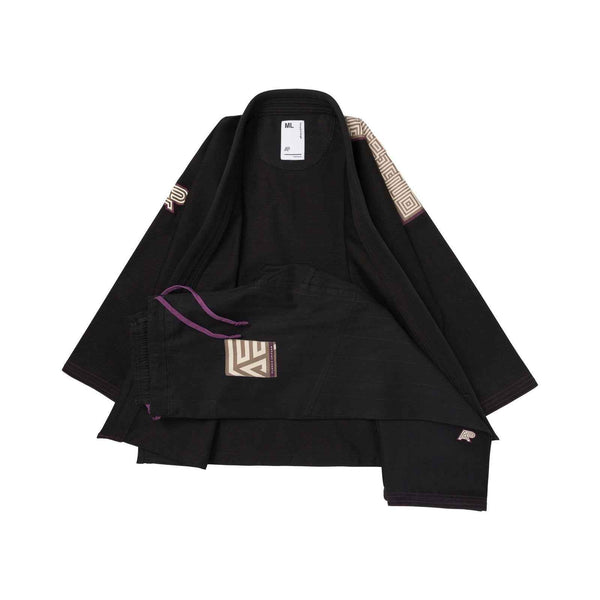 Albino and Preto POC Herringbone Classic Black Jiu Jitsu Gi