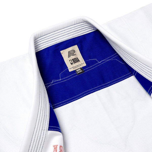 Albino and Preto A&P x NBA Knicks White BJJ Gi - Gi4victory