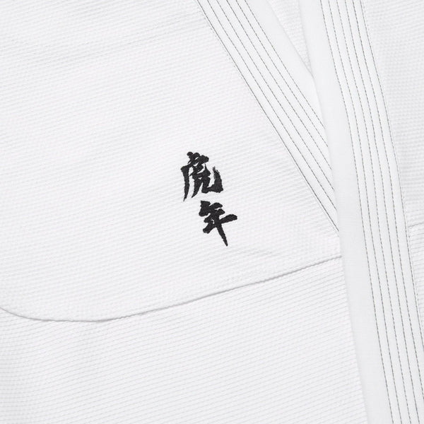 Albino & Preto Batch #110 Year of the Tiger BJJ Gi - White - Gi4victory