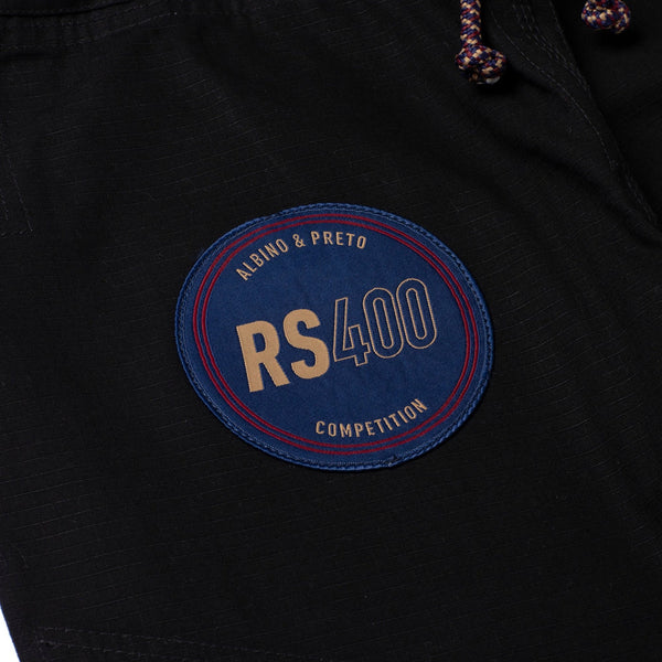 Albino and Preto RS400 Comp KNM Black Gi with Bag | Premium Competition BJJ Kimono