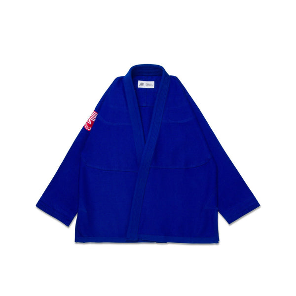 Albino and Preto RW Essential Blue BJJ Gi with Bag Premium Brazilian Jiu Jitsu Kimono