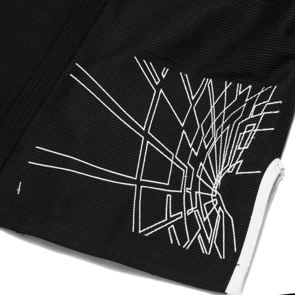 Albino & Preto Batch #82: Building Blocks BJJ Gi – Official Black Kimono with Bag