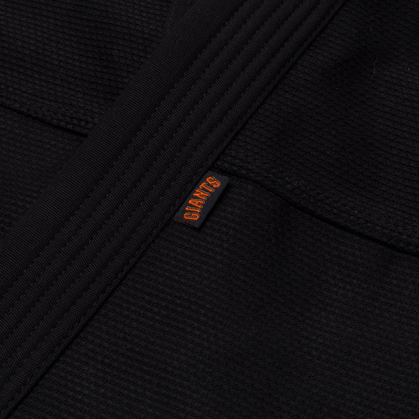 Albino & Preto x GIANTS MLB ’47 BJJ Gi – Official Black Kimono with Bag