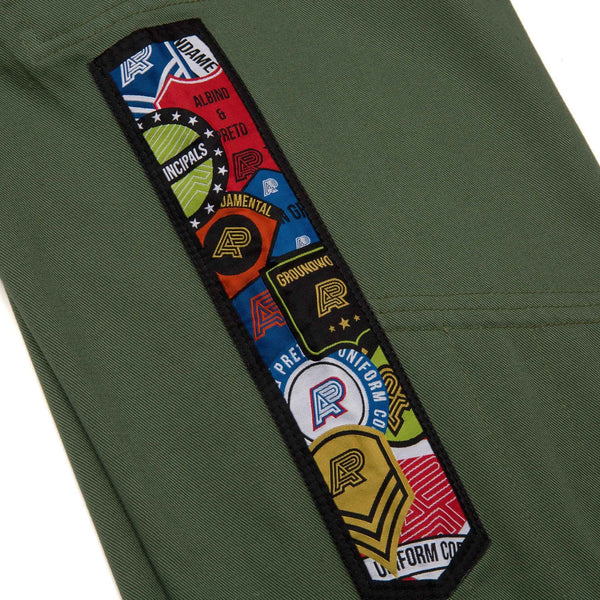 Albino & Preto Fundamental Olive Green “With Bags” BJJ Gi