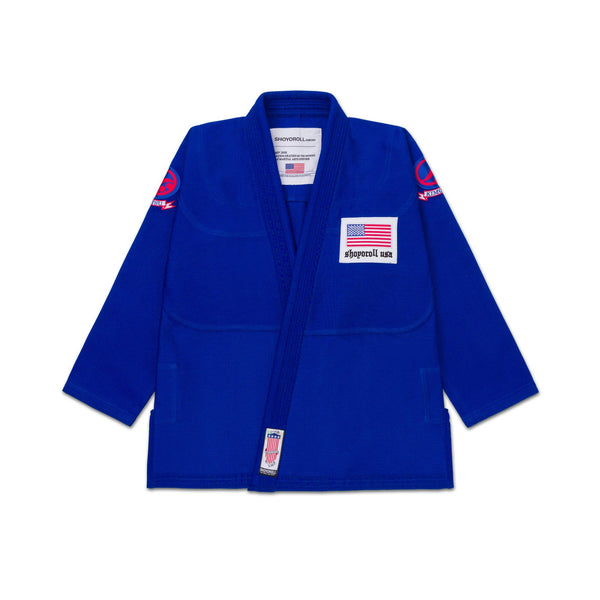 Shoyoroll Batch #151 – 24 Americana BJJ Gi Blue