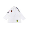 Albino and Preto Fundamental White "With Bags" BJJ Gi